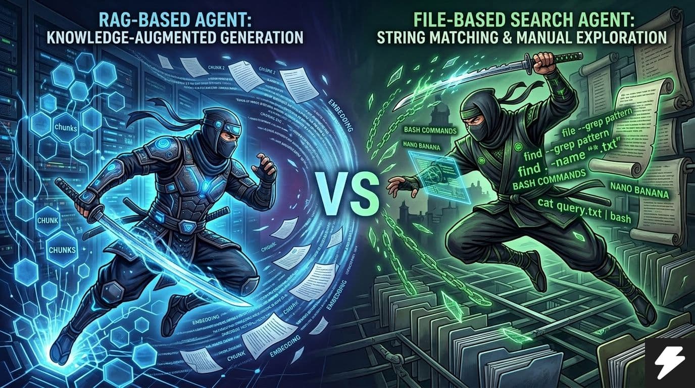 RAG vs file-based agents v enterprise architektuře